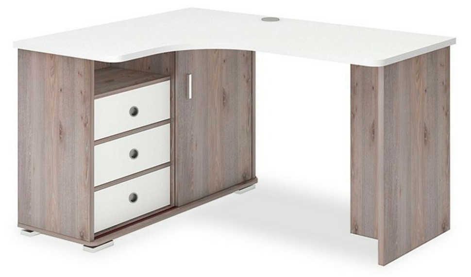 Фото Стол письменный Домино СР-145С MER_SR-145S-NBEBE-LEV-NOVYJ - интернет-магазин МегаТерем в Москве