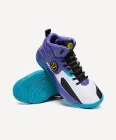Кроссовки баскетбольные JOGEL Launch 2.0 MID, белый/фиолетовый/голубой (2132320)