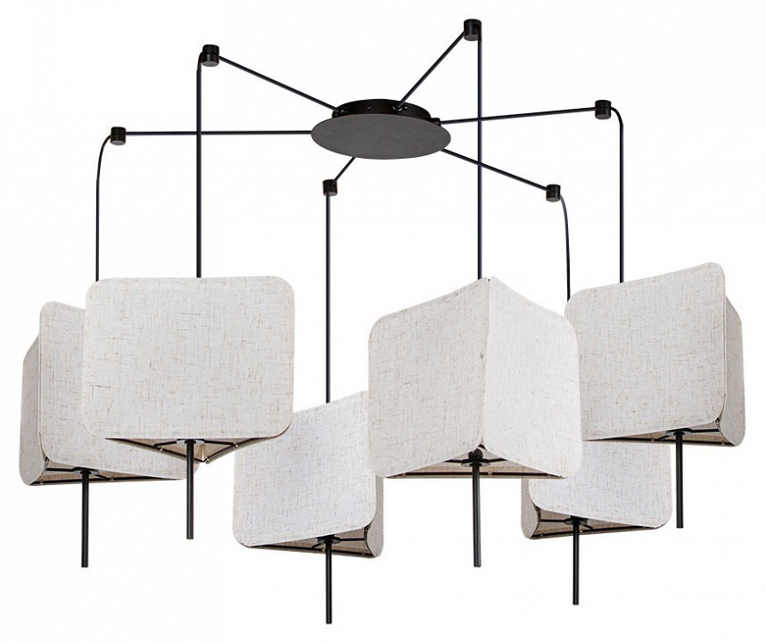 Фото Подвесная люстра Arte Lamp TRIXIE A7084SP-6BK AR_A7084SP-6BK - интернет-магазин МегаТерем в Москве