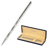Ручка подарочная шариковая GALANT ASTRON SILVER 0,7 мм синяя 143527 (92705)