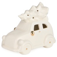Фигурка "машинка с елкой" с led-подсветкой 16,2*8,3*12,5 см Lefard (146-2188)