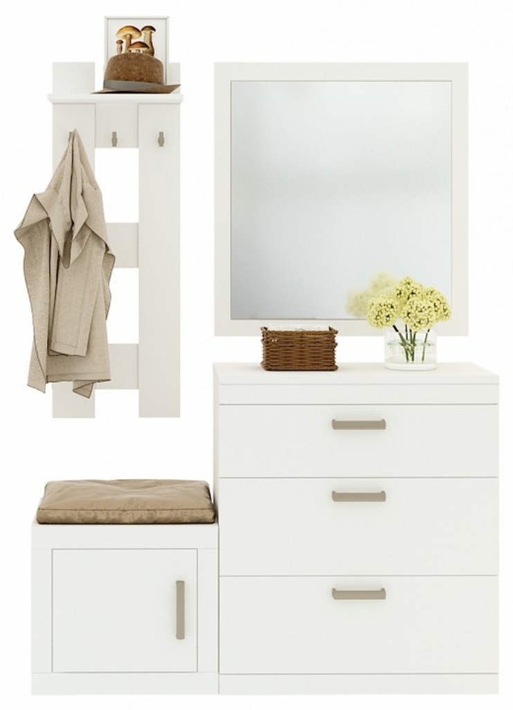 Фото Стенка для прихожей Toivo ТОЙ-ПР 5 MER_TOJ-PR-5-BEBE - интернет-магазин МегаТерем в Москве