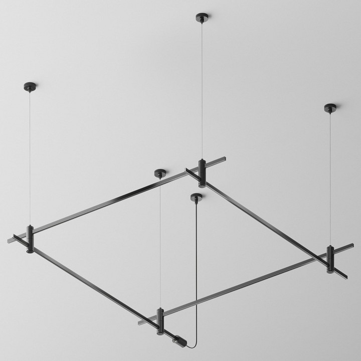 Фото Трек подвесной Maytoni Готовая конструкция TFC-Flar-H08-B MY_TFC-Flar-H08-B - интернет-магазин МегаТерем в Москве