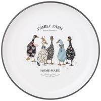 Тарелка обеденная lefard "family farm" 25,5*3 см (263-1340) 