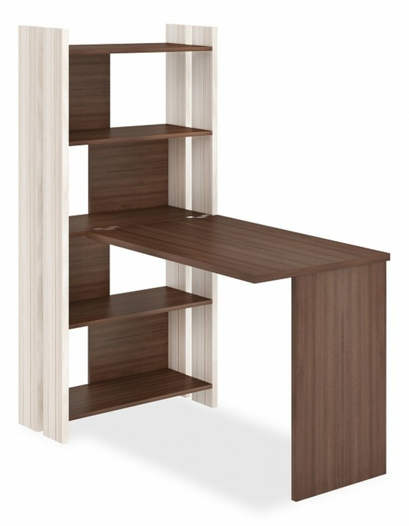 Фото Стол компьютерный Домино Лайт СТЛ-ОВ+С100Прям без тумбы MER_STL-OV-S100Pryam_bez_tumby_KSH - интернет-магазин МегаТерем в Москве