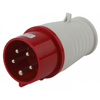 Вилка прямая 3P+PE+N Эра  V-16-3P-PE-N-IP44 ER_B0032851