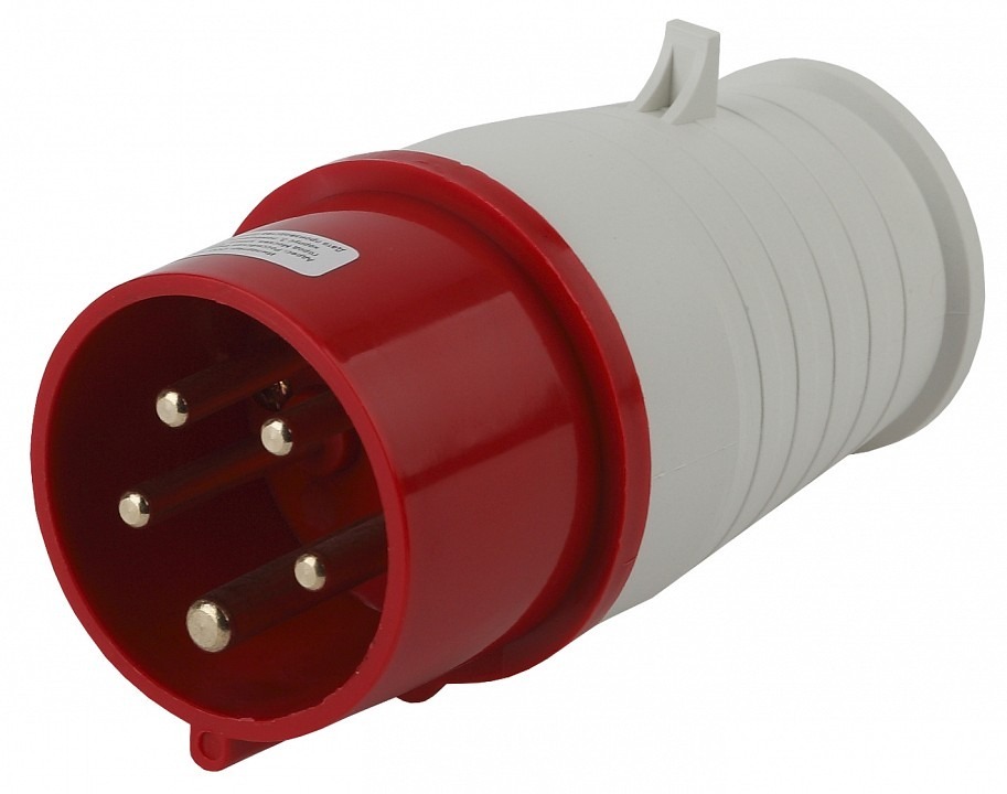 Фото Вилка прямая 3P+PE+N Эра  V-16-3P-PE-N-IP44 ER_B0032851 - интернет-магазин МегаТерем в Москве