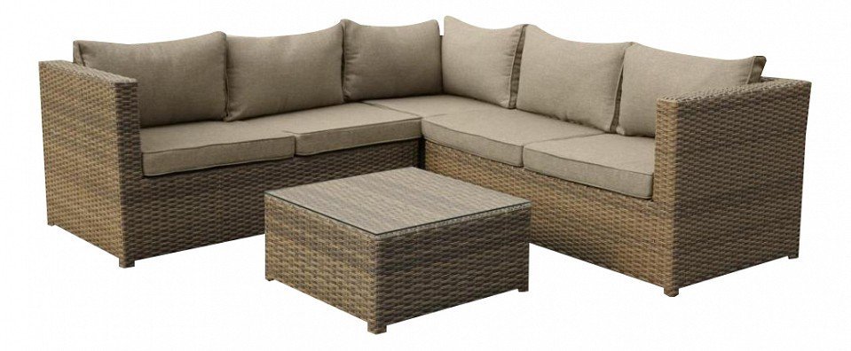 Фото Набор уличный YR825B Beige/Grey AFN_YR825B_Beige-Grey - интернет-магазин МегаТерем в Москве