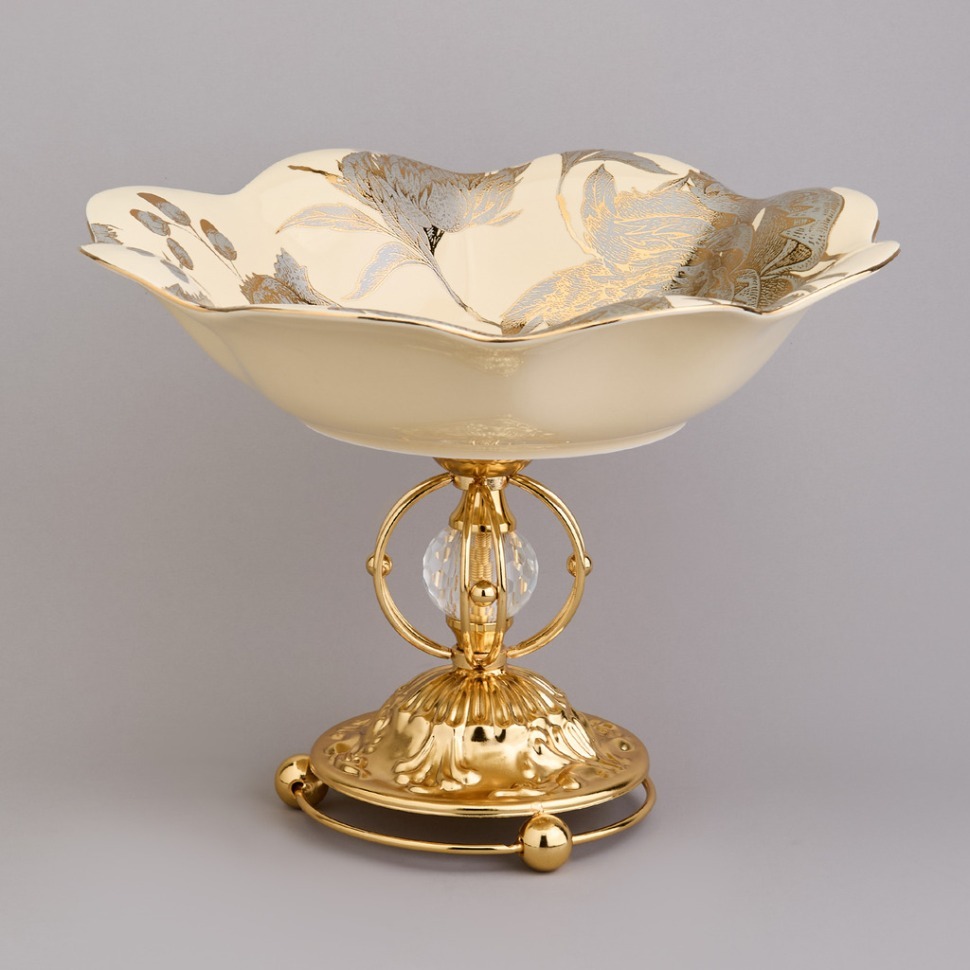 Фото Фруктовница на ножке 29*29*24 см Lefard (46-1392) - интернет-магазин МегаТерем в Москве