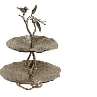 Подставка для закусок "Птицы" металлич. 29*29*39,7см (TT-00005365)