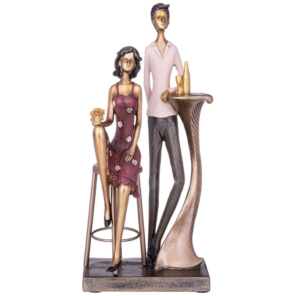 Фото Фигурка пара 14,5*9*31,5 см Lefard (79-228) - интернет-магазин МегаТерем в Москве