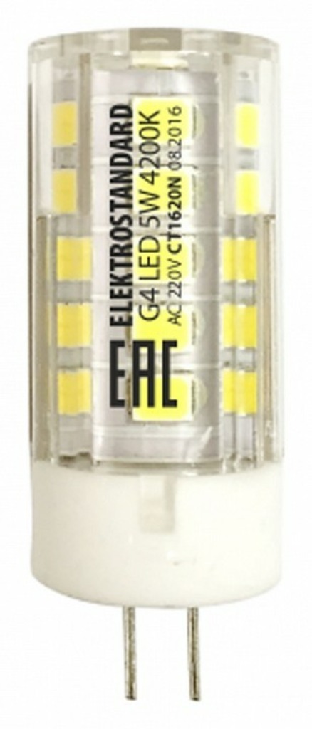Фото Лампа светодиодная Elektrostandard G4 LED G4 5Вт 4200K a049625 ELK_a049625 - интернет-магазин МегаТерем в Москве