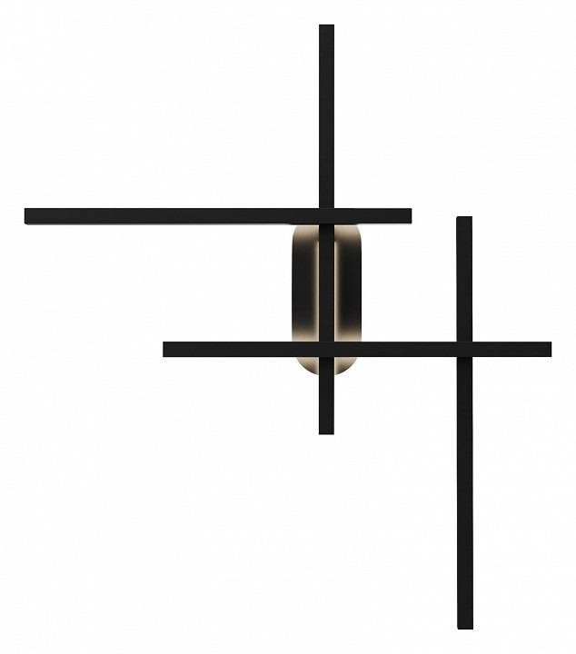 Фото Накладной светильник Maytoni Halo MOD248WL-L24BK MY_MOD248WL-L24BK - интернет-магазин МегаТерем в Москве