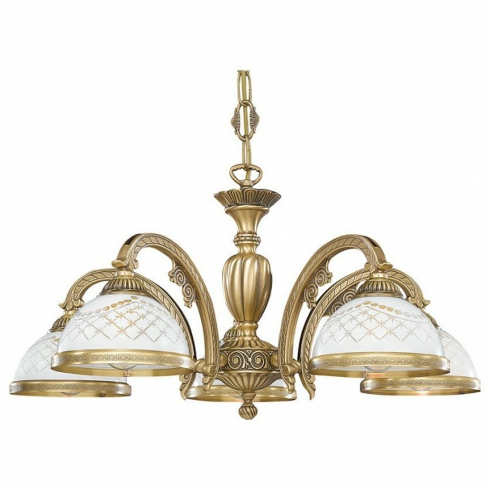 Фото Подвесная люстра Reccagni Angelo 7002 L 7002/5 RA_L_7002_5 - интернет-магазин МегаТерем в Москве