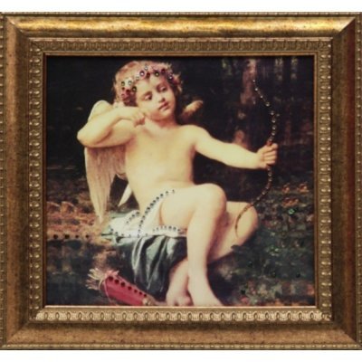 Картина Амур с кристаллами ...