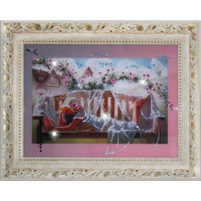 Картина В Саду с кристаллами Swarovski (1063)