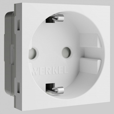 Розетка с заземлением и со ...