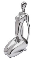 Статуэтка "Йога-1" цвет серебро 20*13*39см (TT-00008826)