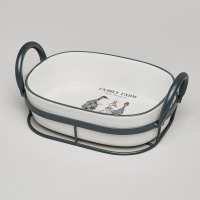 Форма на метал.подставке lefard "family farm" 25*15,5*9 cm (263-1372) 