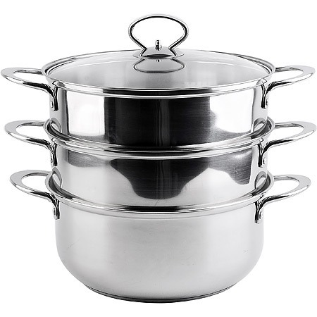 Фото Мантоварка 3х-ярусная 32 см 7,6 л MAYER BOCH (31071) - интернет-магазин МегаТерем в Москве