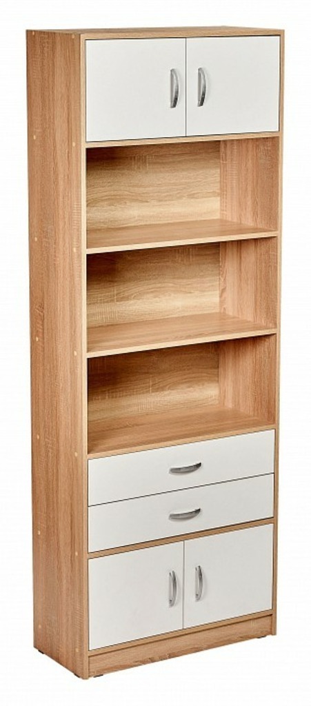 Фото Стеллаж комбинированный Либерти-51 MAS_Stellazh_Liberti-51DB - интернет-магазин МегаТерем в Москве