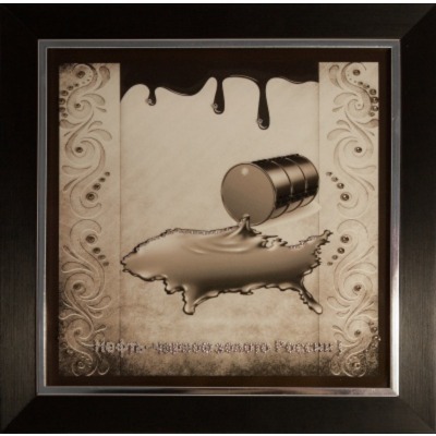 Картина Нефть с кристаллами...