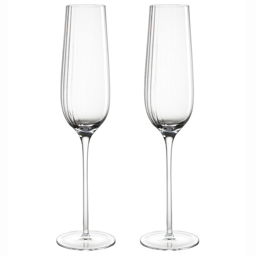 Фото Набор бокалов для шампанского alice в подарочной упаковке, 200 мл, 2 шт. (76611) - интернет-магазин МегаТерем в Москве