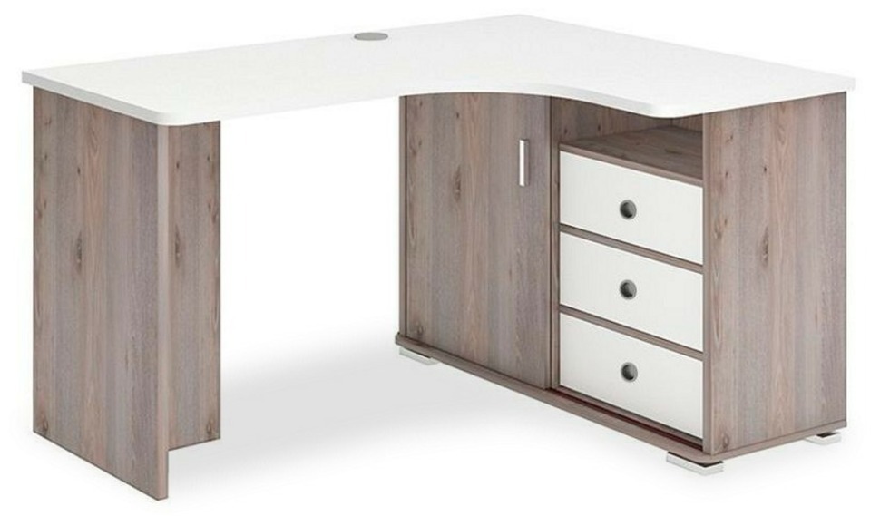 Фото Стол письменный Домино СР-145С MER_SR-145S-NBEBE-PRAV-NOVYJ - интернет-магазин МегаТерем в Москве