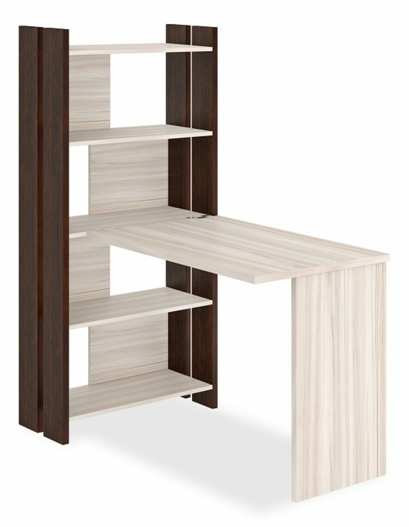 Фото Стол компьютерный Домино Лайт СТЛ-ОВ+С100Прям без тумбы MER_STL-OV-S100Pryam_bez_tumby_KV - интернет-магазин МегаТерем в Москве