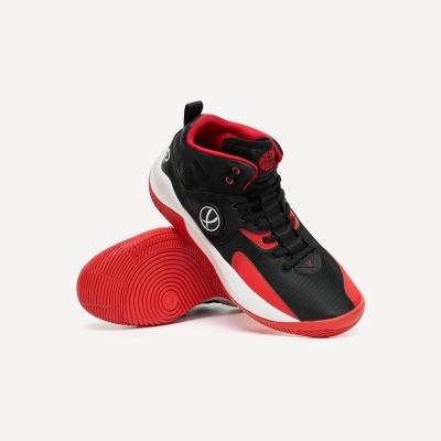 Кроссовки баскетбольные JÖGEL Launch 2.0 MID, черный/красный/белый (2132322)