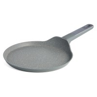 Сковорода блинная с антипригарным покрытием pfluon marble, 24*4,3 см Agness (902-125)