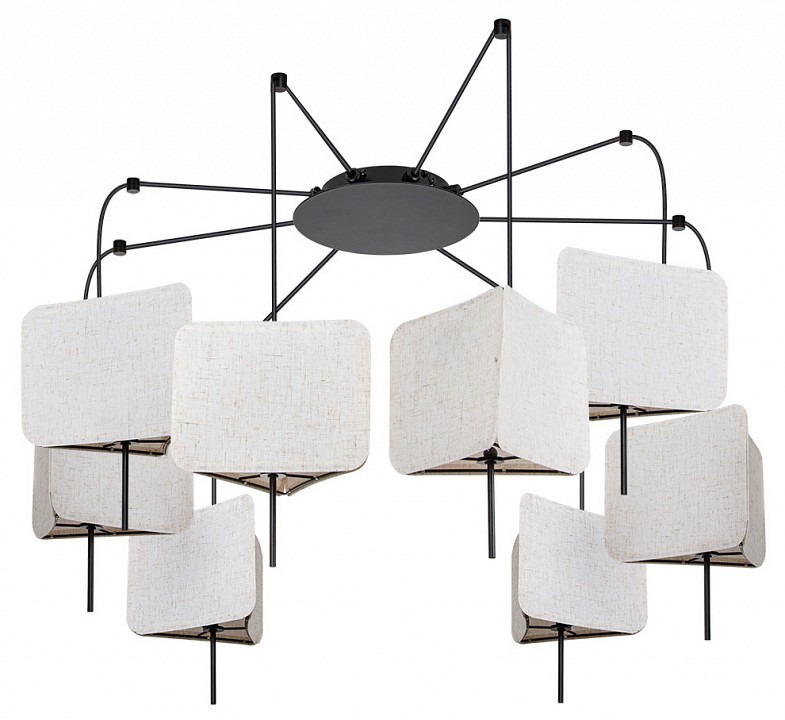 Фото Подвесная люстра Arte Lamp TRIXIE A7084SP-8BK AR_A7084SP-8BK - интернет-магазин МегаТерем в Москве