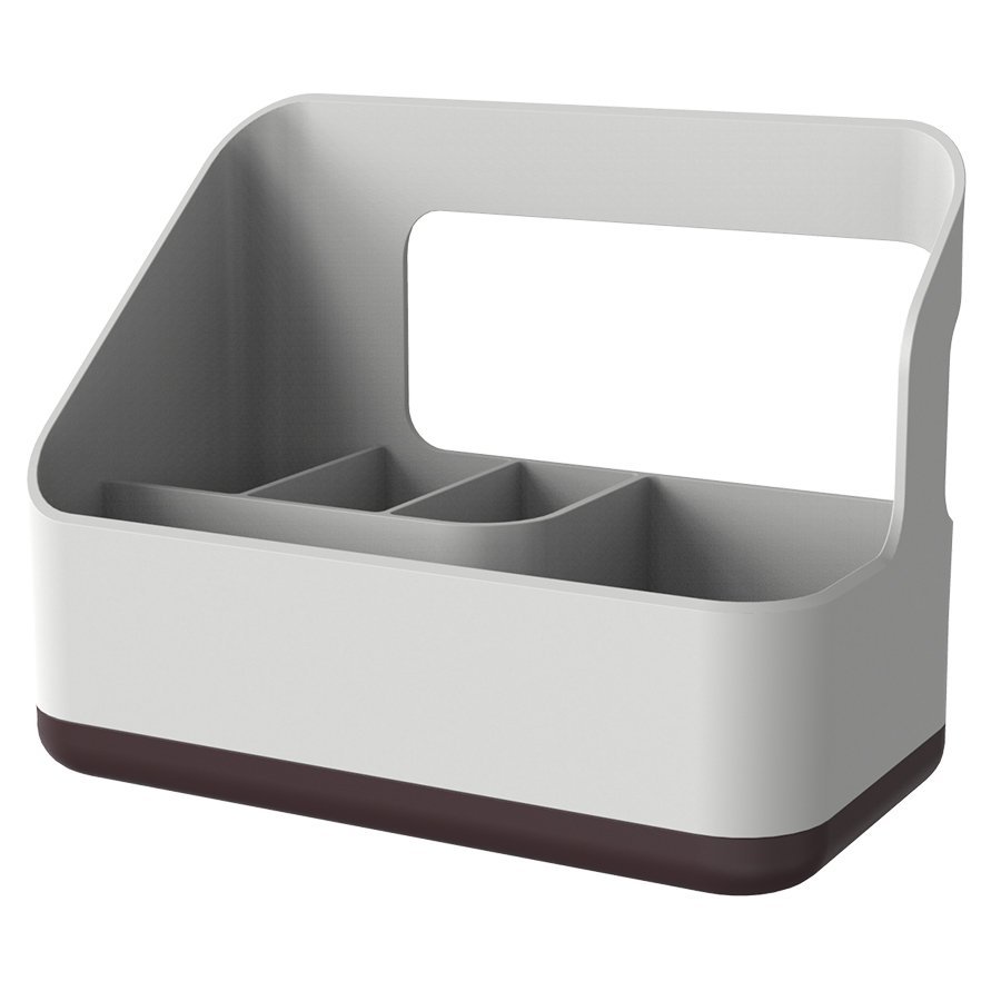 Фото Органайзер для раковины ronja, 19х10,5х14,6 см, светло-серый (74916) - интернет-магазин МегаТерем в Москве