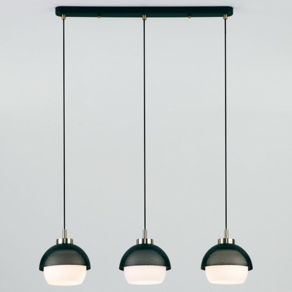 Фото Подвесной светильник Eurosvet Nocciola 50106/3 античная бронза/черный EV_a044691 - интернет-магазин МегаТерем в Москве