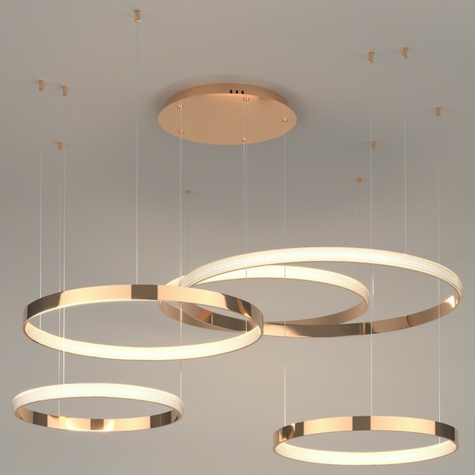 Фото Подвесной светильник Eurosvet Posh 90175/5 медный EV_a045415 - интернет-магазин МегаТерем в Москве