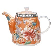 Чайник Bell London Pottery 1л с коралловым цветочным рисунком LPBLTPOT1LCOR
