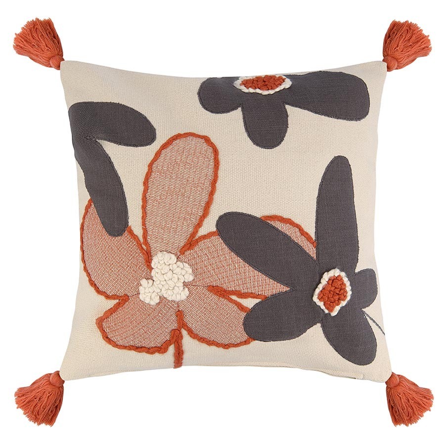 Фото Чехол на подушку stone bloom из коллекции ethnic, 45х45 см (79804) - интернет-магазин МегаТерем в Москве