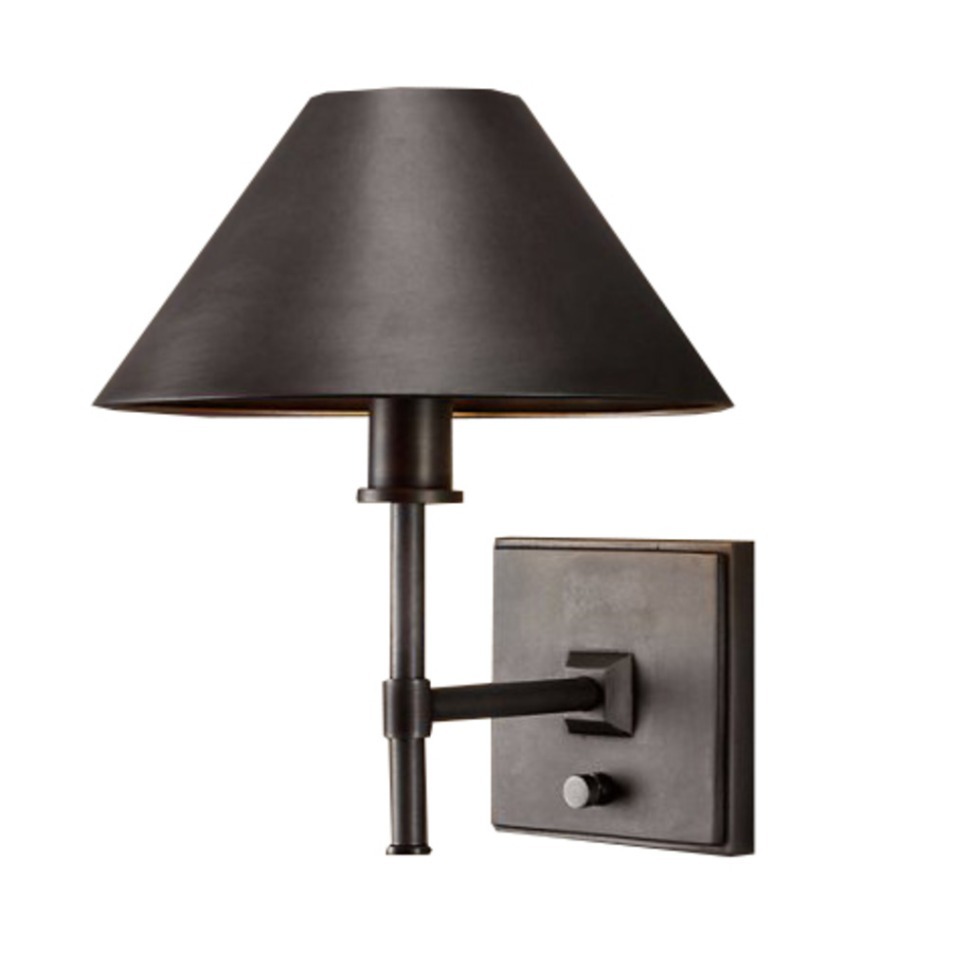 Фото Бра Толь DTL9112, металл, Black, RESTORATION HARDWARE - интернет-магазин МегаТерем в Москве