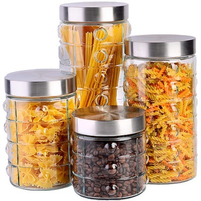 Набор банок для сыпучик продуктов из 4 шт MAYER BOCH (31026)