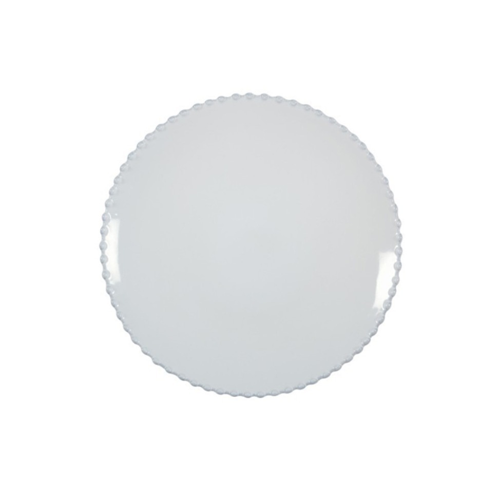 Фото Тарелка PEP222-WHI(PEP222-02202F), 22 см, керамика, white, Costa Nova - интернет-магазин МегаТерем в Москве