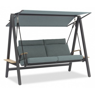 Качели с тентом трехместные...