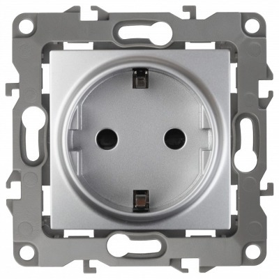 Розетка с заземлением и со ...