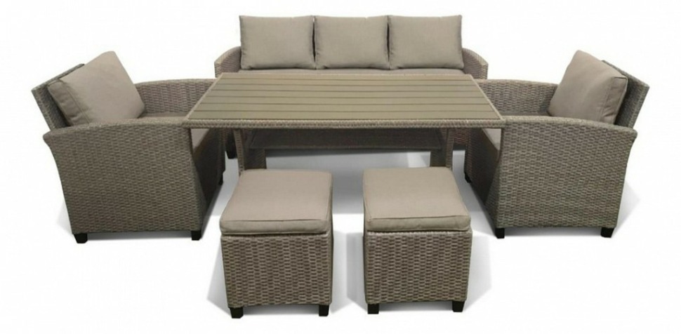 Фото Набор уличный AFM-310B Beige/Grey AFN_AFM-310B_Beige-Grey - интернет-магазин МегаТерем в Москве