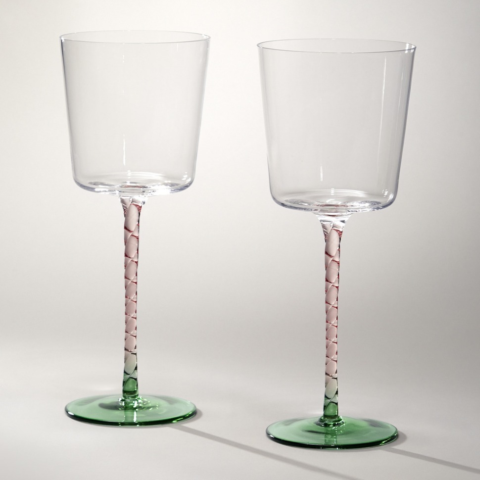 Фото Набор бокалов для вина из 2-х штук blossom 360 мл Lefard (887-434) - интернет-магазин МегаТерем в Москве