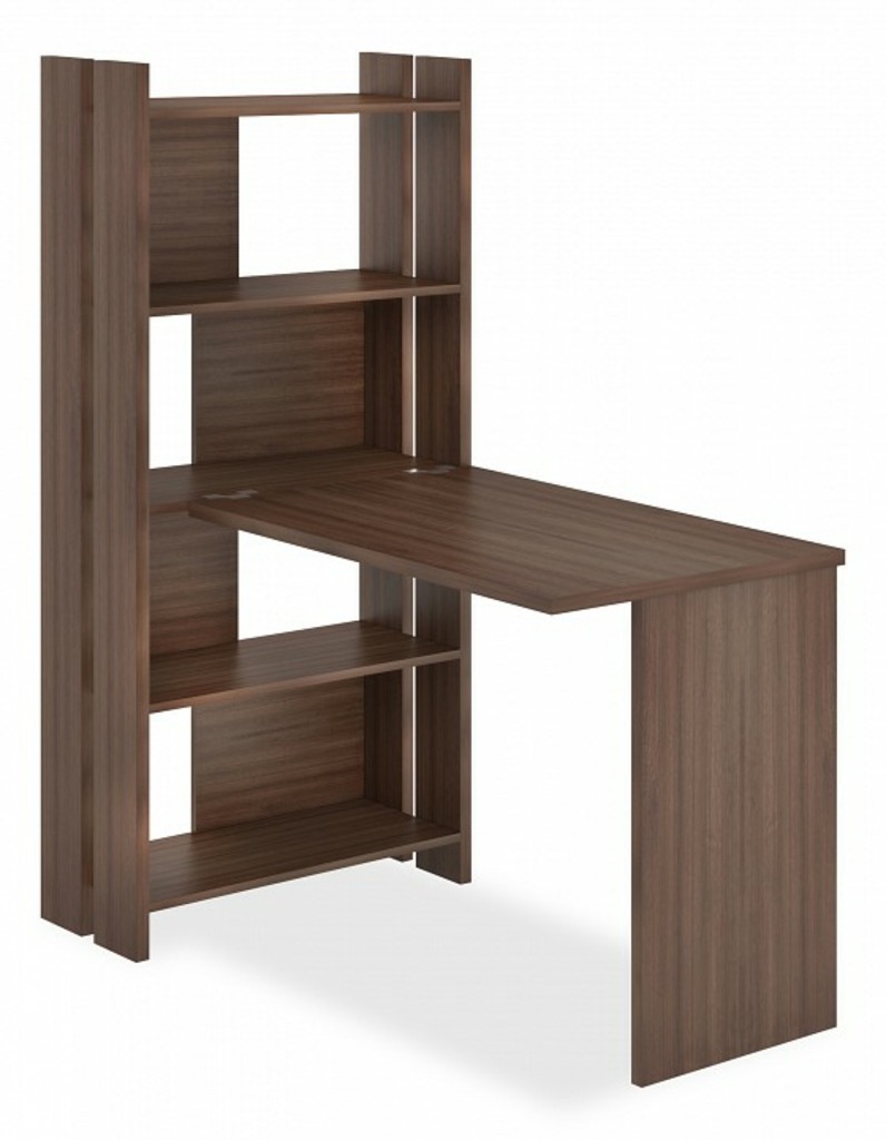 Фото Стол компьютерный Домино Лайт СТЛ-ОВ+С100Прям без тумбы MER_STL-OV-S100Pryam_bez_tumby_SH - интернет-магазин МегаТерем в Москве