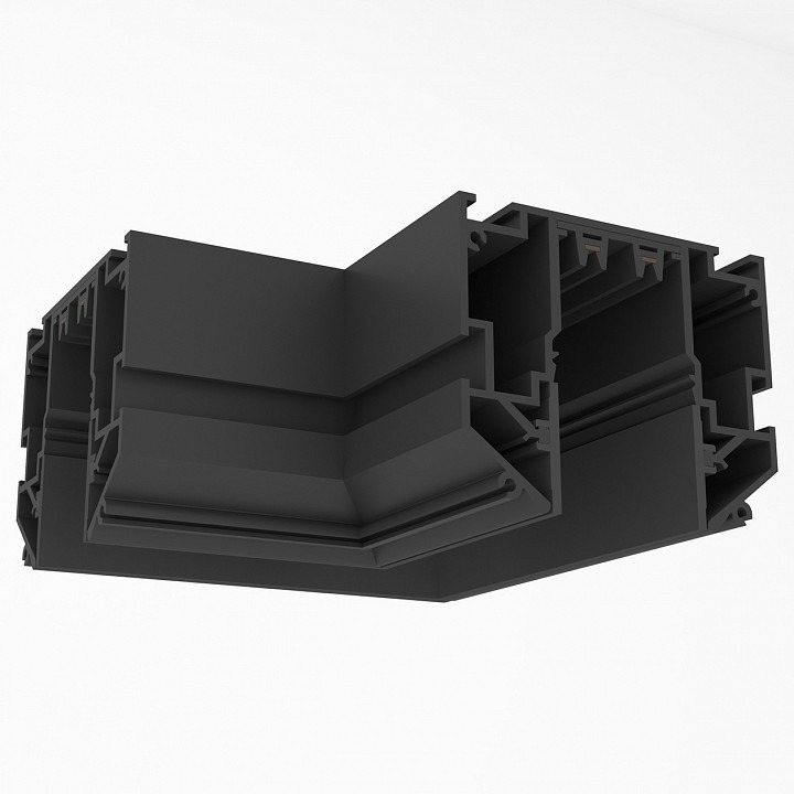 Фото Соединитель угловой L-образный для треков встраиваемых Denkirs SMART ONE TR2026-BK DK_TR2026-BK - интернет-магазин МегаТерем в Москве