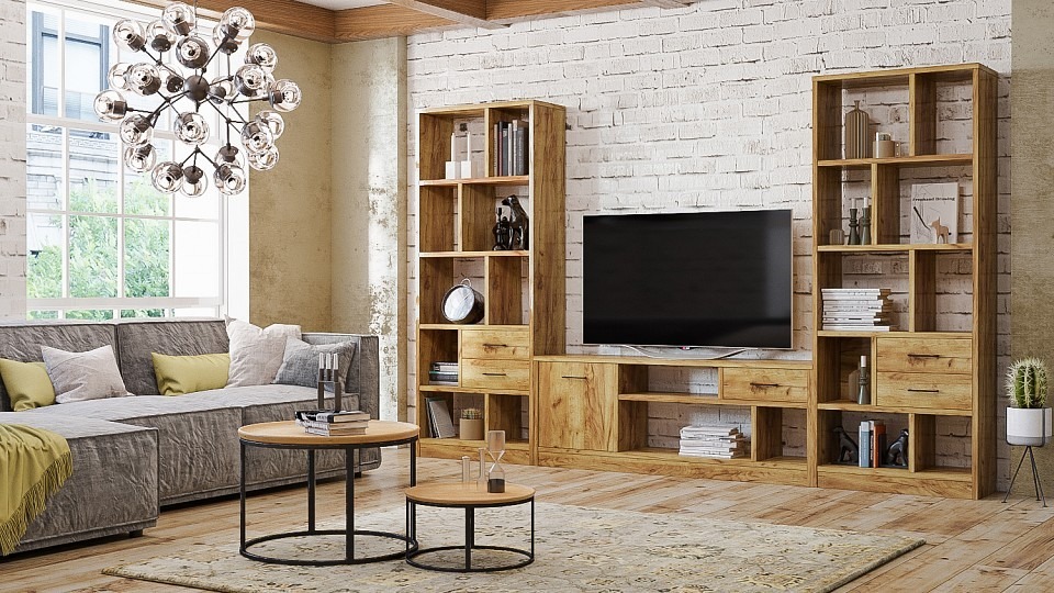 Фото Набор для гостиной Виктория KOM_Victoriya_system_1 - интернет-магазин МегаТерем в Москве