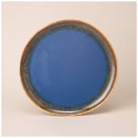 Тарелка обеденная 24 см, цвет: синий мал.уп.=6шт Lefard (191-293)
