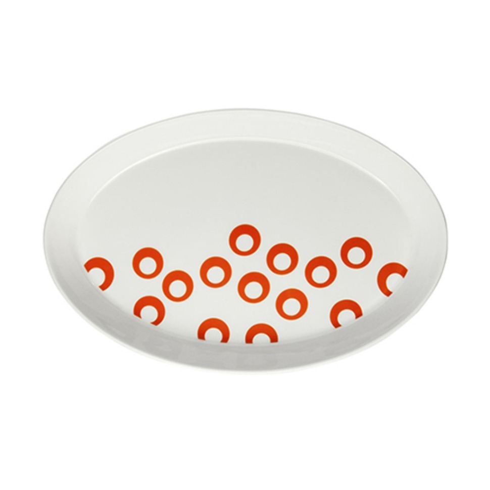 Фото Блюдо A2115360, фарфор, white, orange, MIKASA - интернет-магазин МегаТерем в Москве