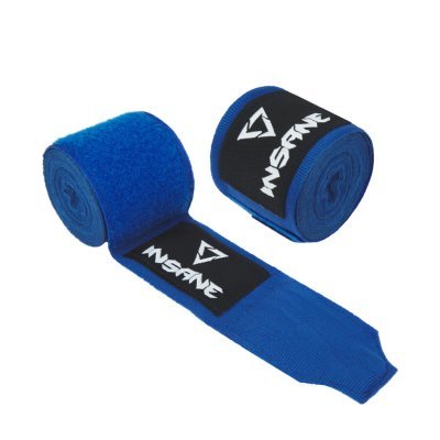 Бинт боксеркий INSANE COBRA, хлопок/нейлон, синий, 4,5 м (2095314)